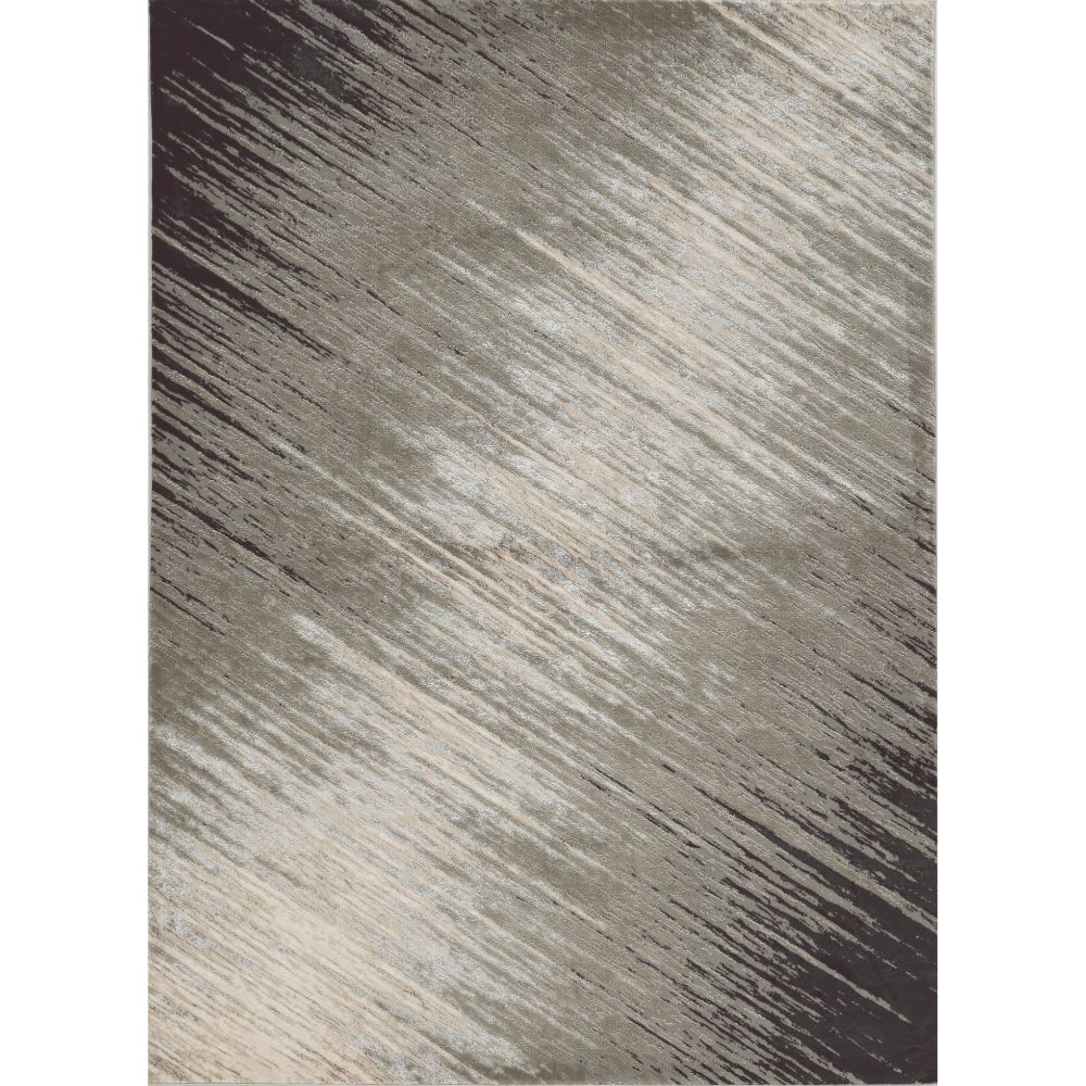 KAS 7127 Luna 3 Ft. 3 In. X 4 Ft. 11 In. Rectangle Rug in Silver Grey